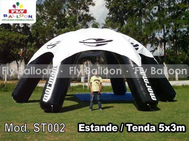 Stand inflável promocional Mormaii